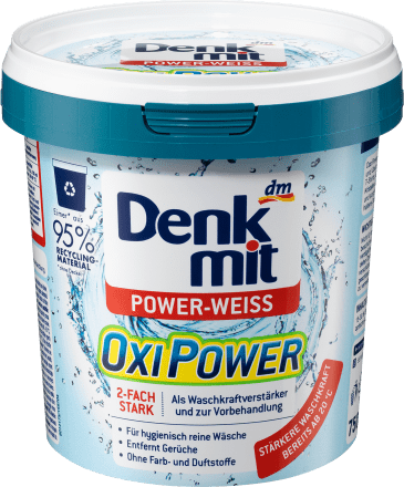 DenkmitFleckenentferner Pulver Oxi Power Weiß, 750 g