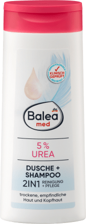 Balea medDuschgel 5% Urea 2in1 Dusche + Shampoo, 300 ml