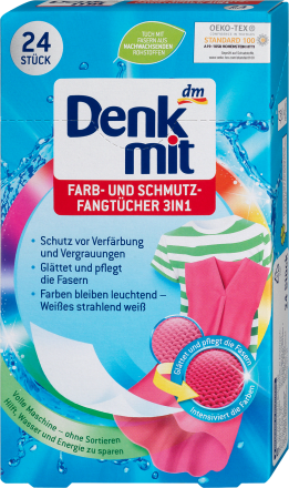 Denkmit3in1 Farb- und Schmutzfangtücher, 24 St