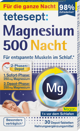teteseptMagnesium Tabletten Nacht 30 St., 42,6 gNahrungsergänzungsmittel