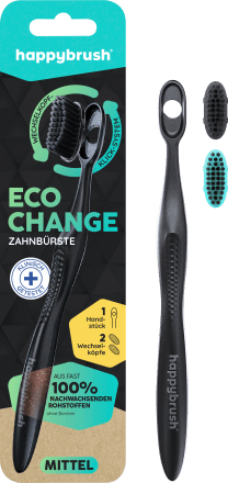 happybrushZahnbürste Eco Change mit Aufsteckbürsten, 1 St