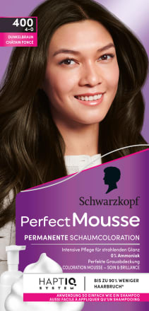 Schwarzkopf Perfect Mousse Haarfarbe Schaum 400 Dunkelbraun, 1 St ...