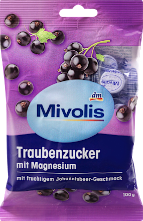 MivolisTraubenzucker, Johannisbeere mit Magnesium, 100 g