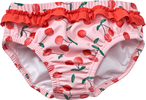 PUSBLUSchwimmwindel mit Kirsch-Muster, rosa, Gr. 86/92, 1 St