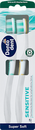 DontodentZahnbürste Sensitive super soft (Doppelpack), 2 St