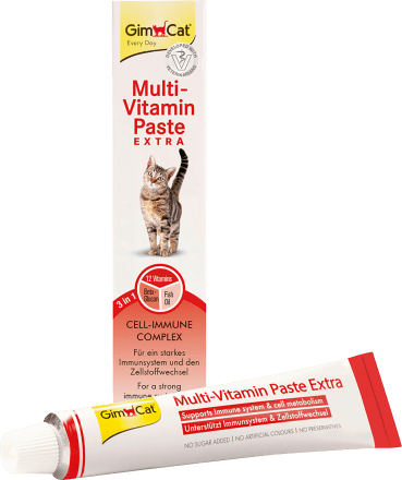 GIMCATNahrungsergänzung Katze, Multi-Vitamin-Paste Extra, 50 gErgänzungsfuttermittel