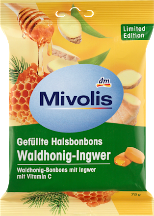 MivolisBonbon, Waldhonig-Ingwer, 75 g