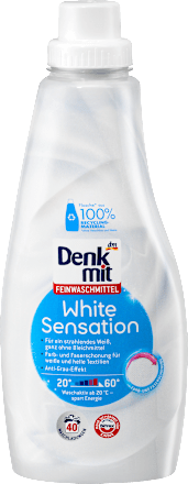 DenkmitFeinwaschmittel White Sensation, 40 Wl