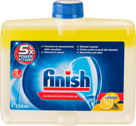 Finish Detergente cura lavastoviglie al limone e lime, 250 ml