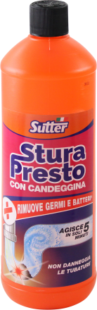 Stura Presto Gel disgorgante con candeggina SturaPresto, 1 l Acquisti  online sempre convenienti