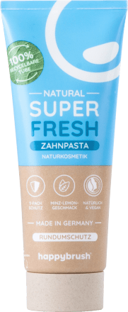 happybrushZahnpasta Natural Super Fresh, 75 ml