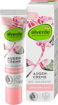 alverde NATURKOSMETIKWildrose Augencreme, 15 ml