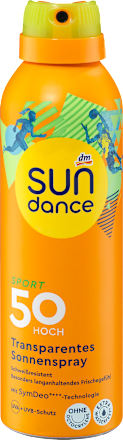 SUNDANCESonnenspray Sport transparent LSF 50, 200 ml