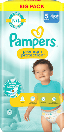 Pampers Windeln Premium Protection Gr. 5 Junior 11 16 kg Big