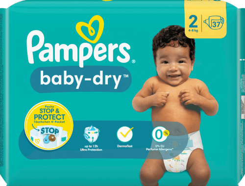 Pampers Couches baby-dry taille 2 Mini, 4-8 kg