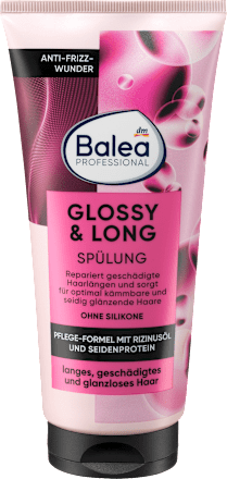 Balea ProfessionalSpülung Glossy & Long, 200 ml