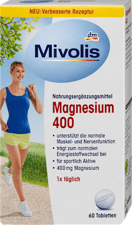 MivolisMagnesium 400 Tabletten 60 St, 48 gNahrungsergänzungsmittel