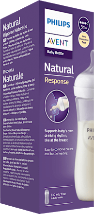 Philips AVENTBabyflasche Natural Response weiß, ab dem 3. Monat, 330ml, 1 St