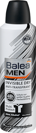 Balea MENAntitranspirant Deospray Invisible Dry, 200 ml