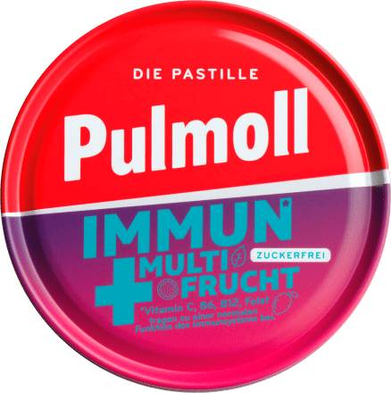 PulmollPastillen, Immun Multi-Frucht, zuckerfrei, 50 g