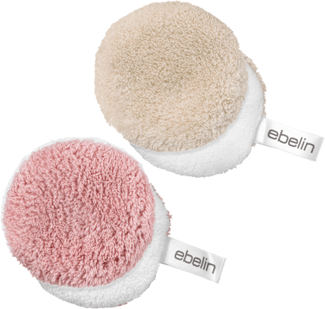 ebelinAbschminkpads aus Mikrofaser, 2 St
