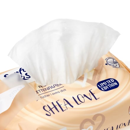 Sanft&Sicher Feuchtes Toilettenpapier Shea Love (3x50 St), 150 St dauerhaft  günstig online kaufen