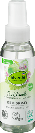 alverde NATURKOSMETIKDeo Spray Pro Climate Zitronenmelisse-Duft, 100 ml