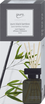 ipuro Bâtonnets parfumés Bambou noir 2 x 50 ml Set 100 ml