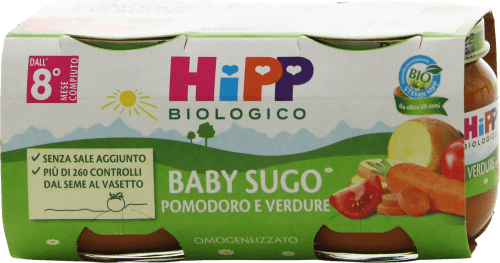 HIPP Baby sugo con pomodoro e verdure, 160 g Acquisti online sempre  convenienti