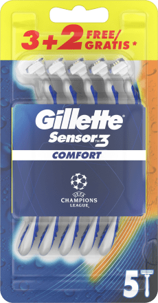Gillette Rasoi usa e getta Sensor3 Comfort, 5 pz Acquisti online sempre  convenienti