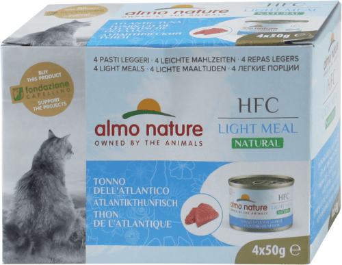 almo nature Cibo per gatti HFC Light Meal Natural con tonno dell'Atlantico,  200 g Acquisti online sempre convenienti