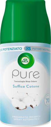 AIR WICK Ricarica spray Freshmatic Soffice cotone, 250 ml Acquisti online  sempre convenienti