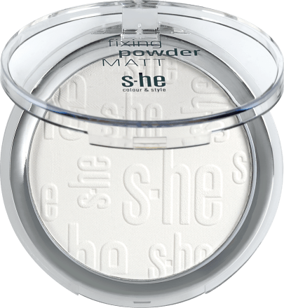 s-he colour&style Cipria fissante matt, 9 g Acquisti online sempre