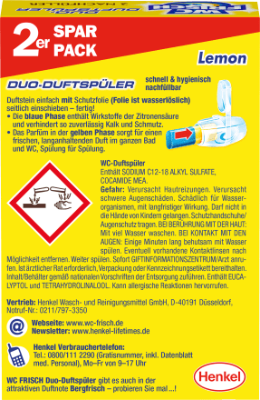 WC FRISCH Duo-Duftspüler Lemon 40 g