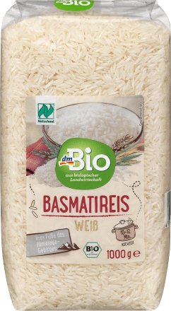 dmBio Riso Basmati bianco, 1000 g Acquisti online sempre convenienti