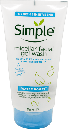 Simple micellar deals facial gel wash