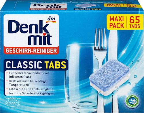 DenkmitSpülmaschinen-Tabs Classic, 65 St