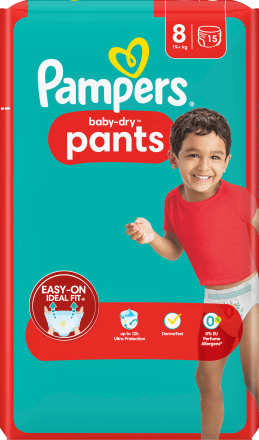 Pampers Baby Pants Baby Dry Gr.8 Extra Large 19 kg 15 St