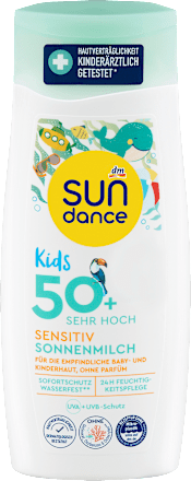 SUNDANCESonnenmilch Kids sensitiv, LSF 50+, 200 ml