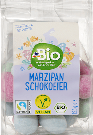 dmBioMarzipan Schokoeier, 125 g