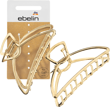 ebelinHaarklammer Metall Gold-Optik, 1 St