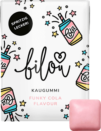 bilouKaugummi, Funky Cola Flavour (10 Stück), 24 g
