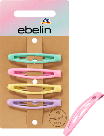 ebelinHaarclips bunt, 4 St