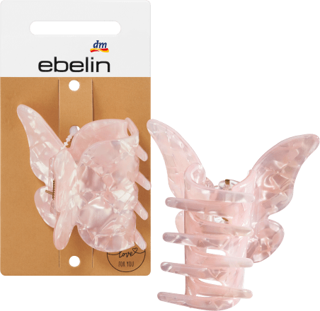 ebelinHaarspange Schmetterling rosa, 1 St