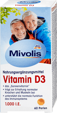 MivolisVitamin D3 Perlen 1000 I.E. 60 St, 60 StNahrungsergänzungsmittel