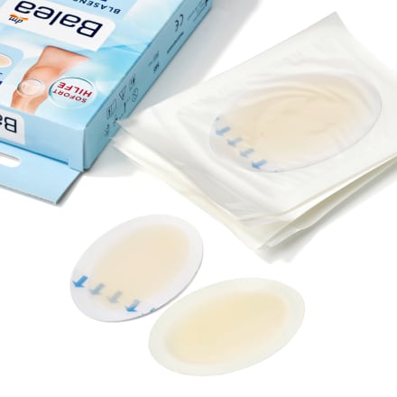 Balea Blasenpflaster Fuß – 6 Stück, Transparent & Schmerzlindernd