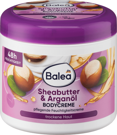 BaleaBodycreme Sheabutter & Arganöl, 500 ml