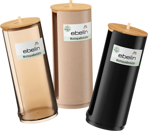 ebelinWattepadspender mit Bambusdeckel, 1 St