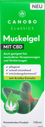 CanoboMuskelgel mit CBD & Arnika Extrakt, 100 ml