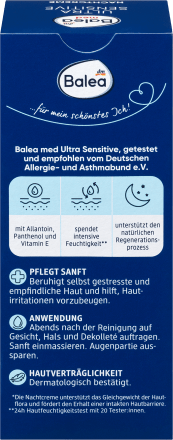 Balea Med Ultra Sensitive Night Cream, 50ml - German Drugstore